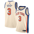 Josh Hart New York Knicks Official NBA Nike Jersey cream product image 1