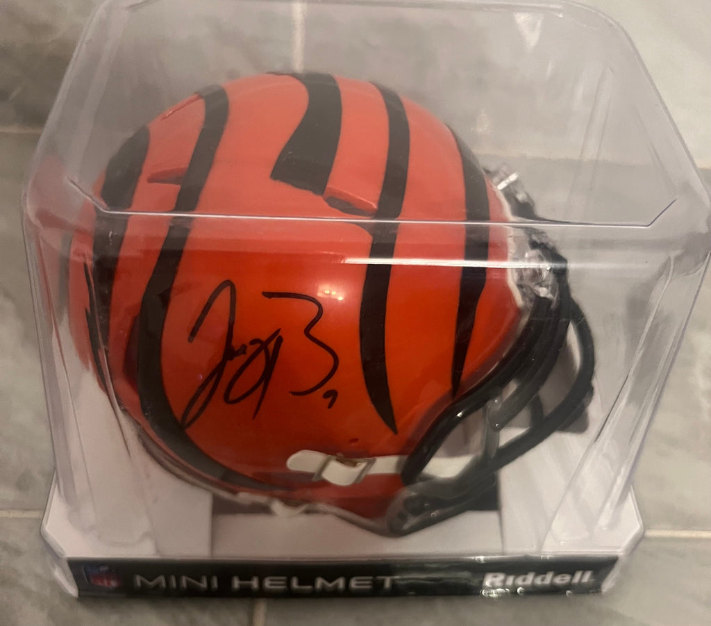 Joe Burrow Autographed Cincinnati Bengals Mini Helmet with product image 2