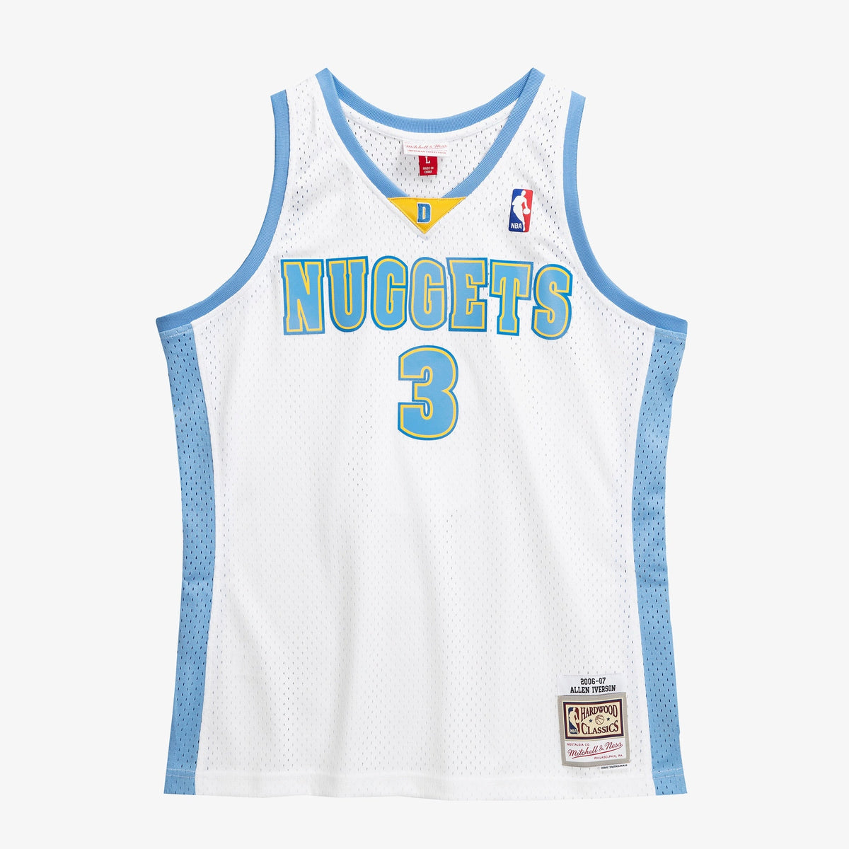 Denver Nuggets Mitchell & Ness Swingman Jersey Allen Iverson 2006-07 product image 2, provided for visual reference and