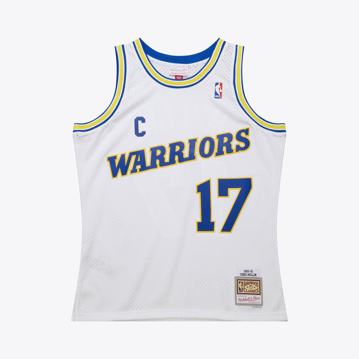 Golden State Warriors Mitchell & Ness Swingman Jersey 1990 Chris Mullin product image 1, provided for visual reference and