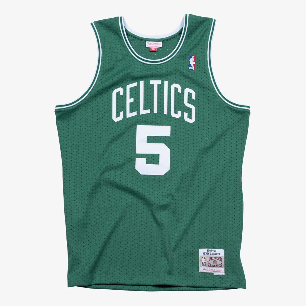 Boston Celtics Mitchell & Ness Swingman Jersey Road Kevin Garnett 2007-08 product image 1, provided for visual reference and