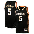 Atlanta Hawks Nike 2025/26 City Edition Swingman Jersey - Black - Dyson Daniels - Youth product image 1, provided for visual