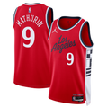 LA Clippers Jordan Brand Statement Edition Swingman Jersey - Red - Bennedict Mathurin - Mens product image 1, provided for