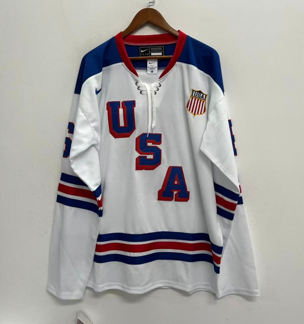 Jack Hughes YOUTH KIDS Team USA Official Nike Jersey product image 2