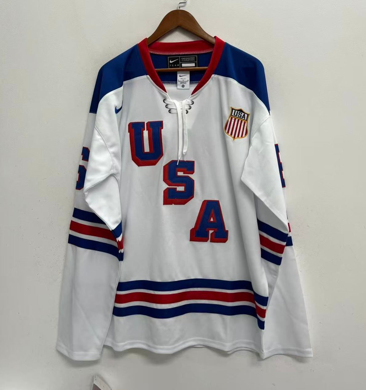Jack Hughes YOUTH KIDS Team USA Official Nike Jersey product image 2
