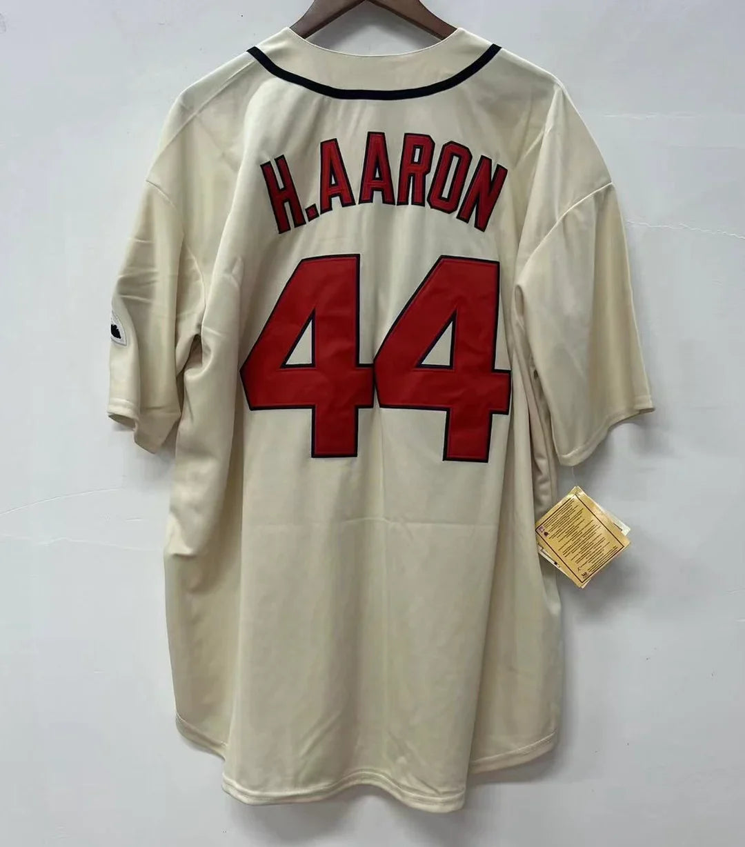 Hank Aaron 1963 YOUTH KIDS Atlanta Braves jersey Mitchell & product image 1