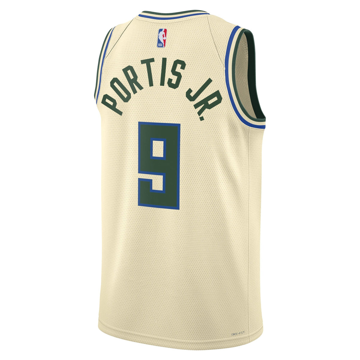 Milwaukee Bucks Nike 2025/26 City Edition Swingman Jersey - Cream - Bobby Portis - Unisex product image 4, provided for