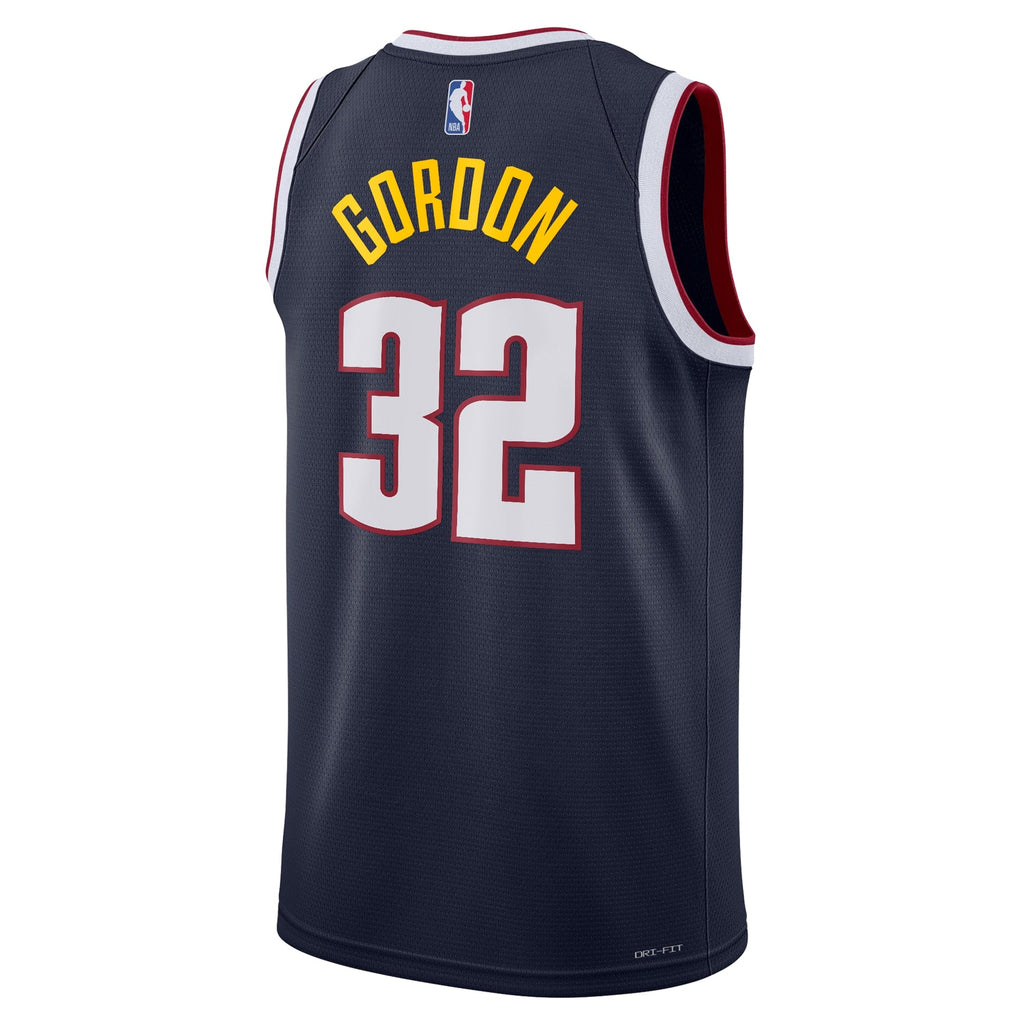 Denver Nuggets Nike Icon Swingman Jersey - Navy - Aaron Gordon - Youth product image 4, provided for visual reference and