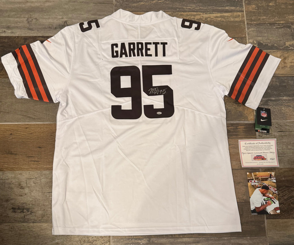 Myles Garrett autographed Cleveland Browns jersey COA & product image 1