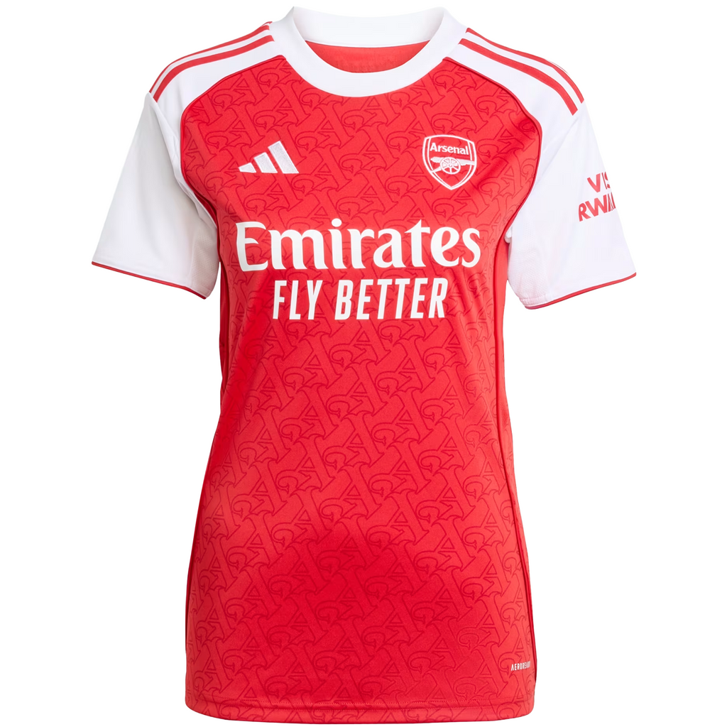 adidas Arsenal 2025-26 Women Home Stadium Jersey product image 1, provided for visual reference and product detail review