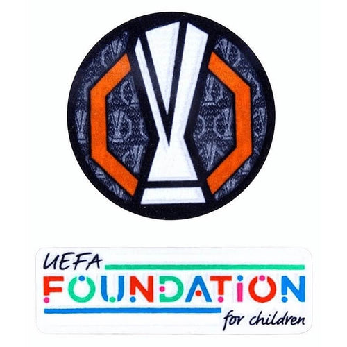 2024- Europa League + Foundation Patch Set product image 1, provided for visual reference and product detail review