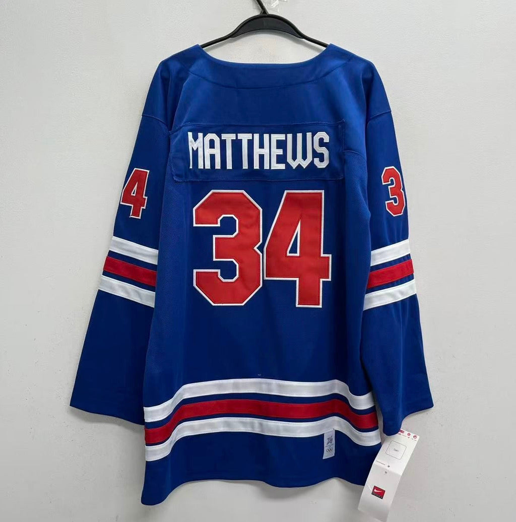 Auston Matthews Team USA Hockey Official Nike Jersey product image 1
