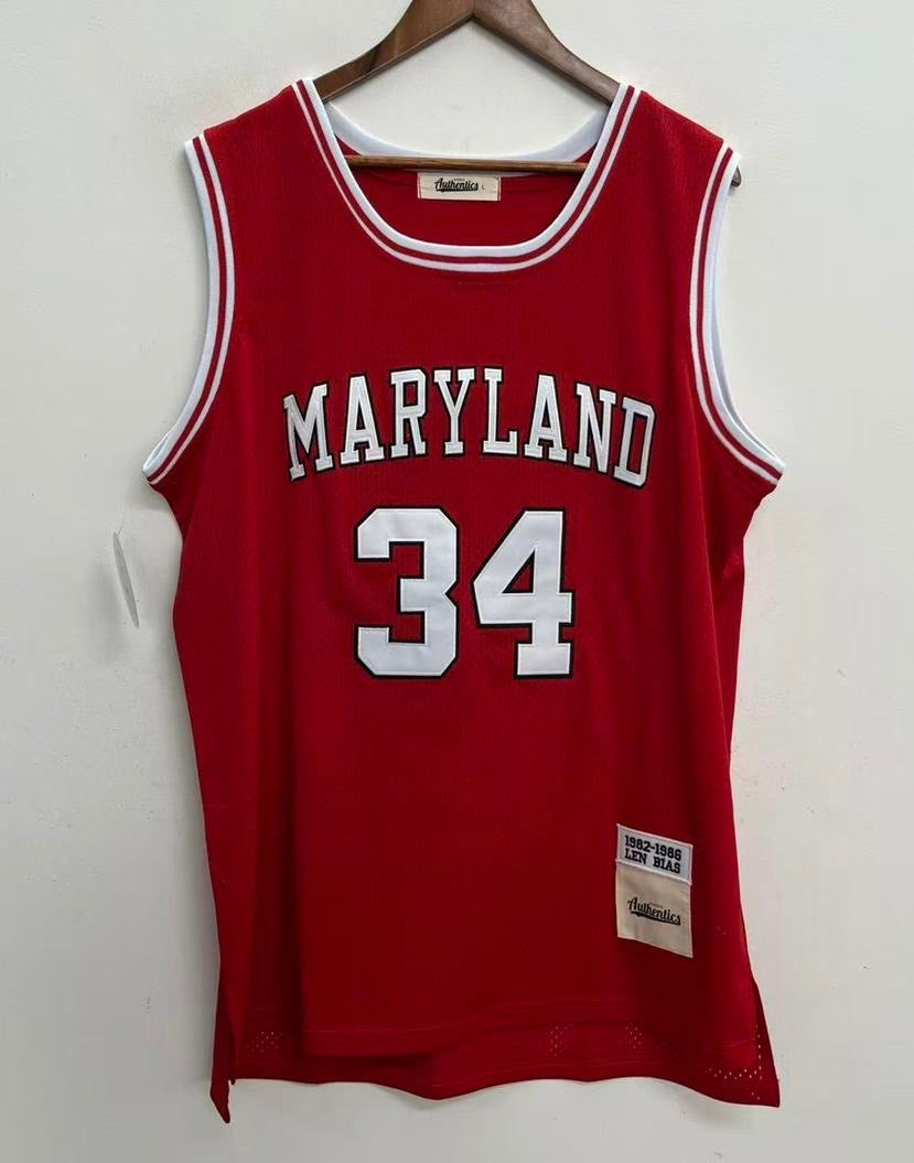 Len Bias Maryland Terrapins Classic Authentics jersey product image 2