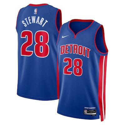 Isaiah Stewart Detroit Pistons Official NBA Nike Jersey blue product image 1