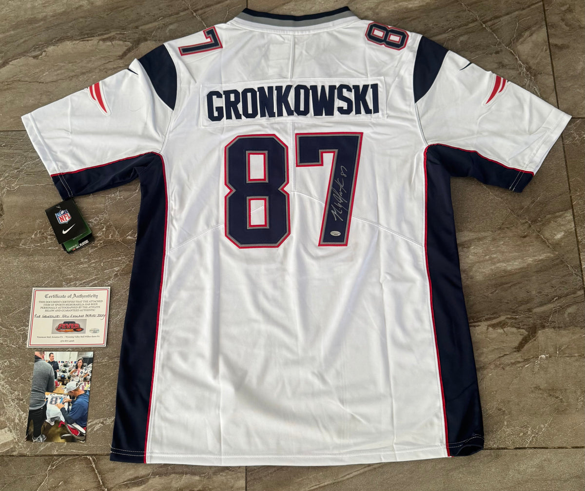 Rob Gronkowski autographed New England Patriots jersey COA product image 1