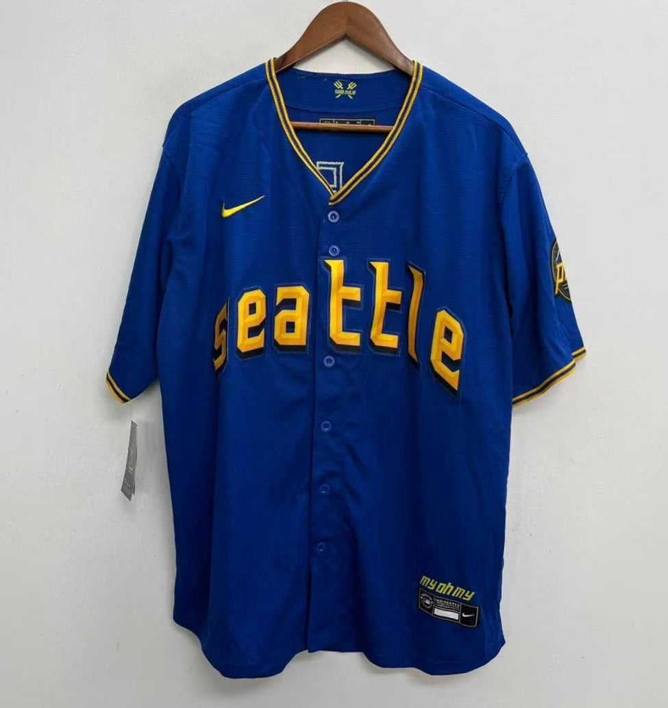 Cal Raleigh Seattle Mariners Official MLB Nike Retro Jersey product image 2