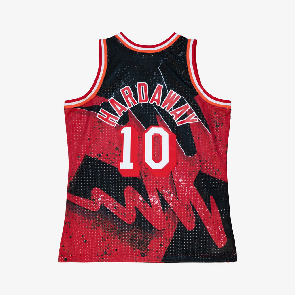 Miami Heat Mitchell & Ness Tim Hardaway 1996 Hyper Hoops Swingman Jersey - Scarlet product image 4, provided for visual