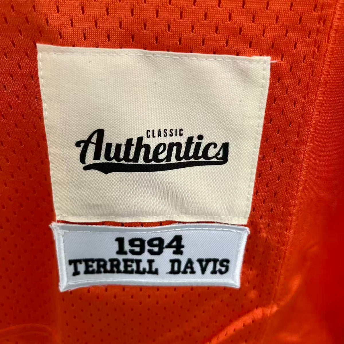 Terrell Davis 1994 Denver Broncos Jersey Classic Authentics product image 3