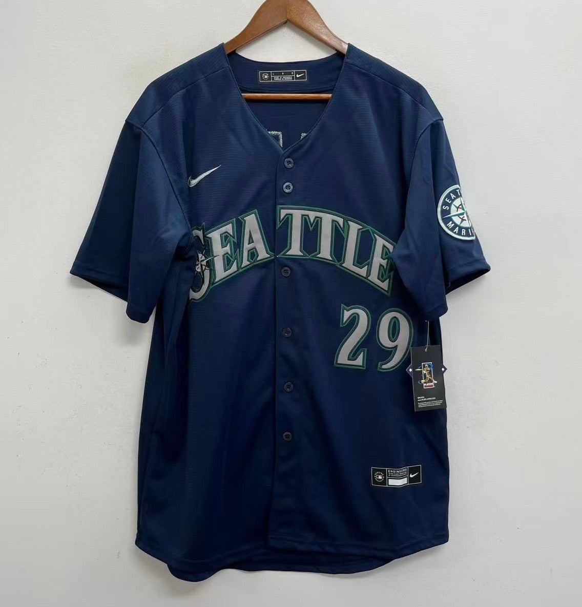 Cal Raleigh Seattle Mariners Official MLB Nike Jersey blue product image 2