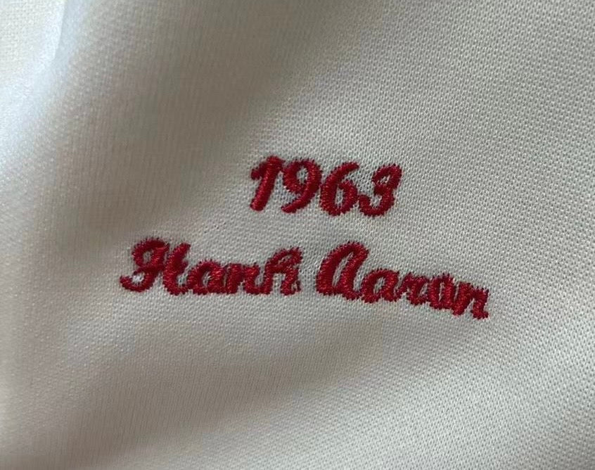 Hank Aaron 1963 YOUTH KIDS Atlanta Braves jersey Mitchell & product image 3
