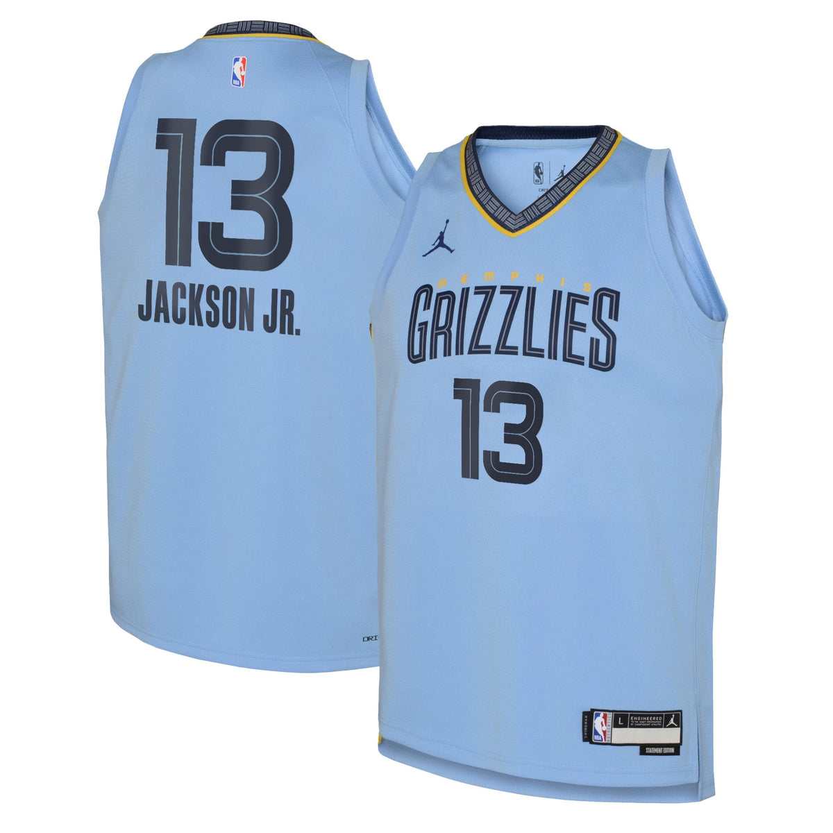Memphis Grizzlies Jordan Statement Edition Swingman Jersey 22 - Light Blue - Jaren Jackson Jr. - Youth product image 1,