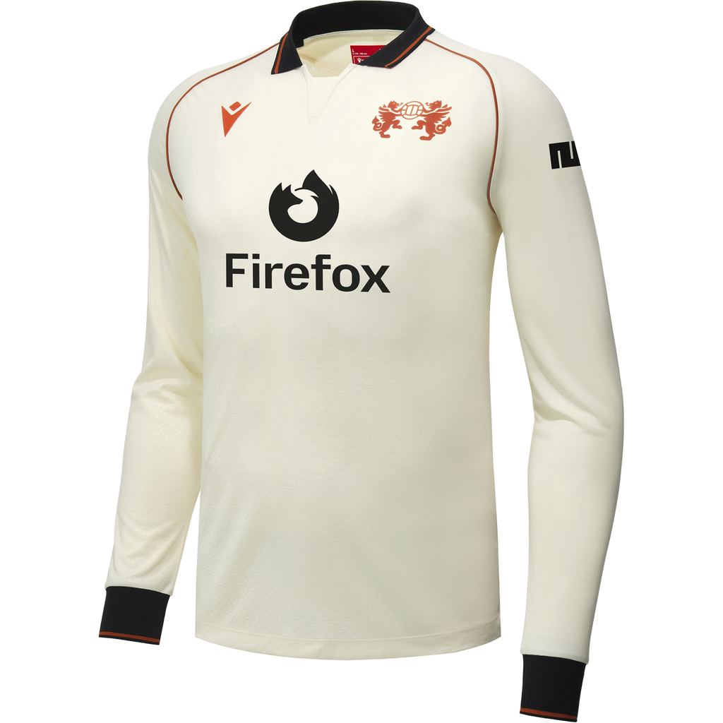 Macron Wrexham AFC Men’s 3rd 2026-27 Long Sleeve Stadium Jersey product image 1, provided for visual reference and product
