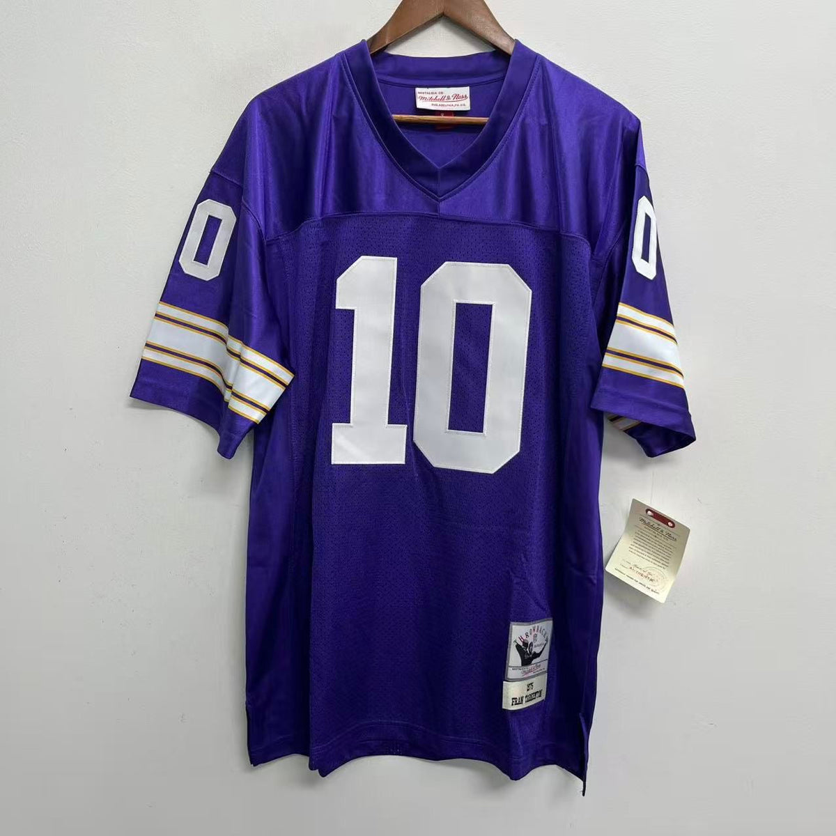Fran Tarkenton 1975 Minnesota Vikings Official NFL Mitchell product image 2