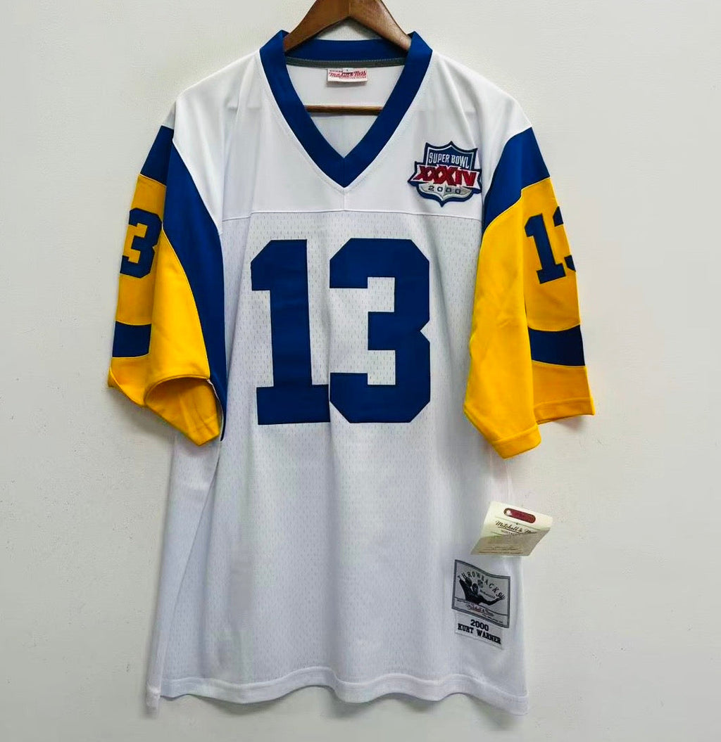 Kurt Warner St. Louis Rams 2000 Super Bowl XXXIV Mitchell & product image 2