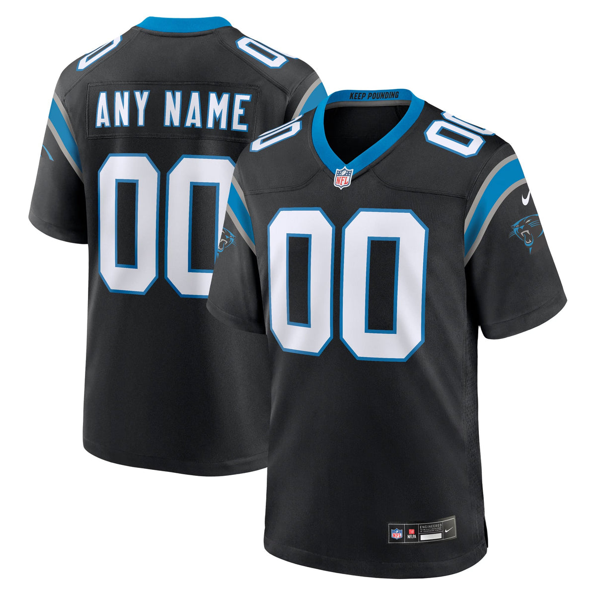 Any name & Number Carolina Panthers Official NFL Nike product image 1