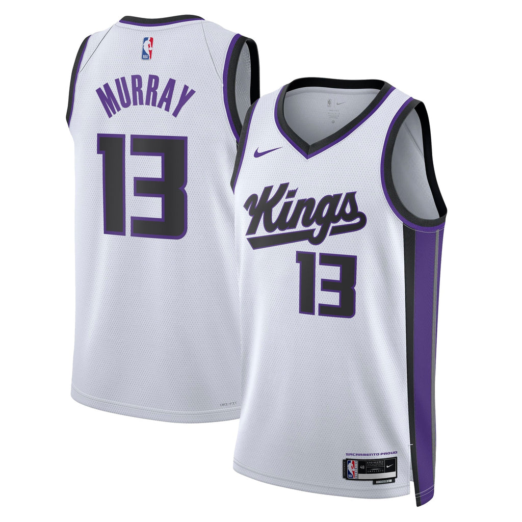 Sacramento Kings Nike Association Edition Swingman Jersey - White - Keegan Murray - Unisex product image 1, provided for
