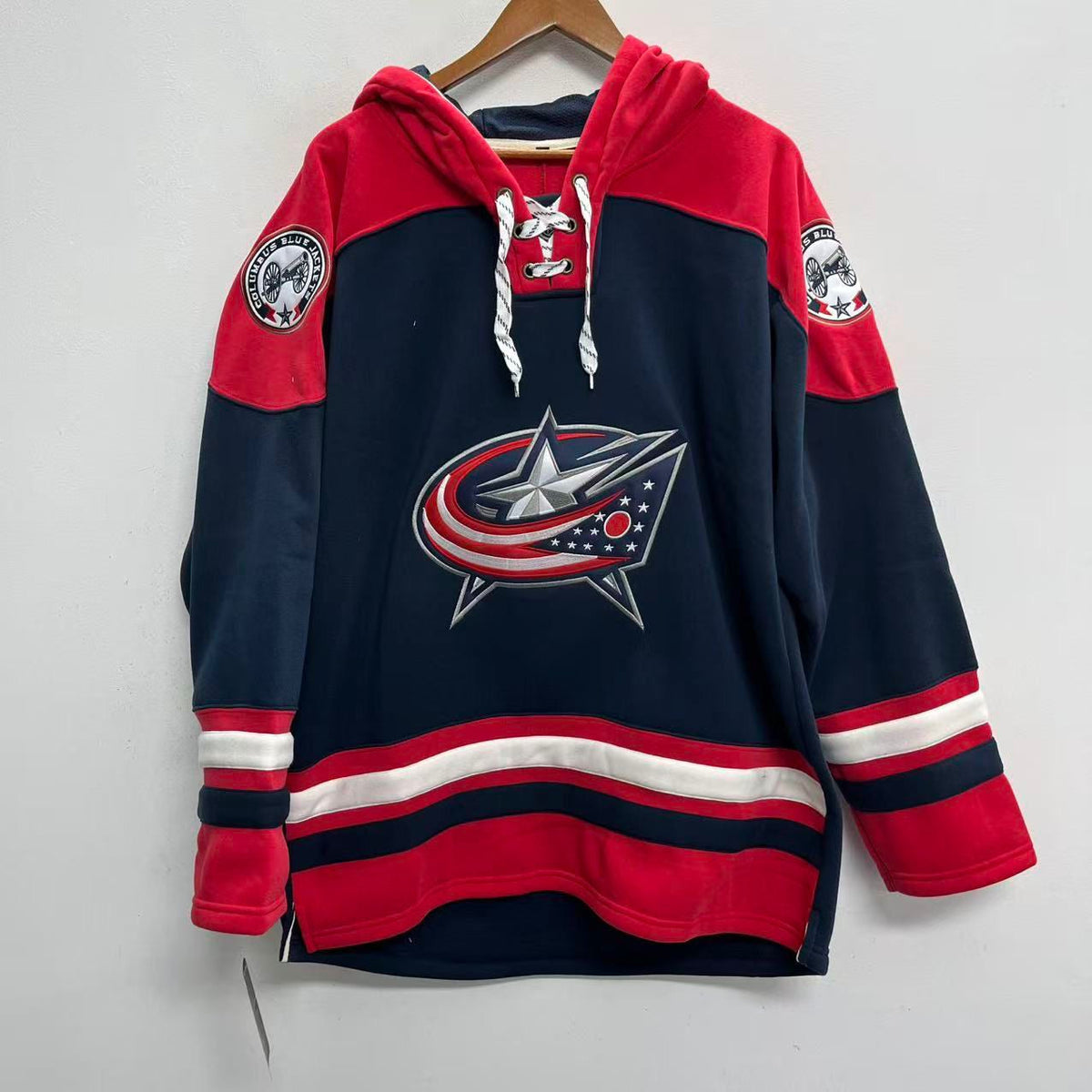 Columbus Blue Jackets official NHL heavyweight hoodie product image 2