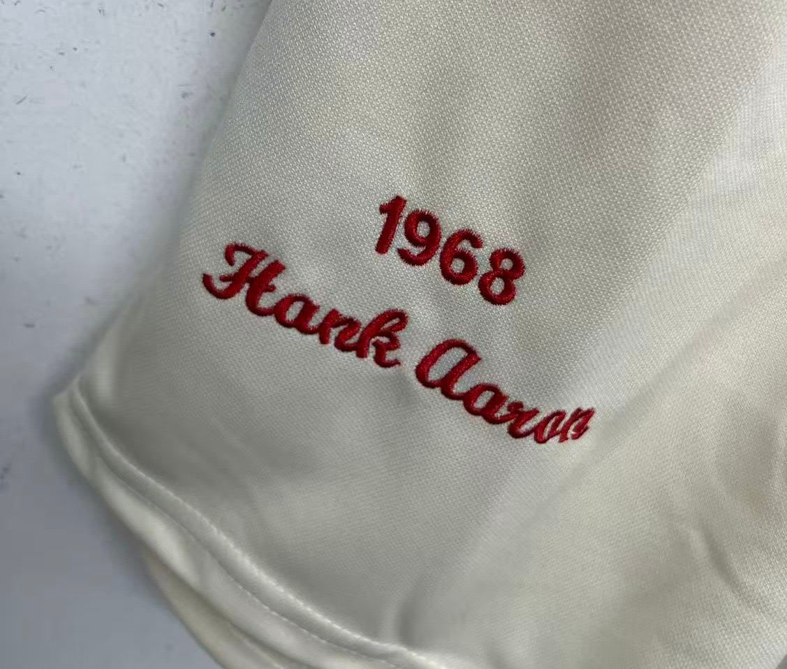 Hank Aaron Atlanta Milwaukee Braves 1968 Mitchell & Ness product image 3