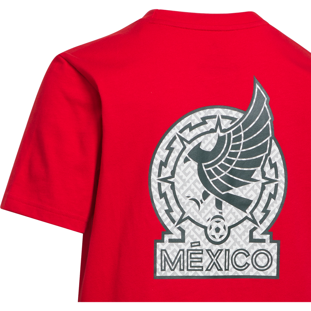 adidas Mexico Youth Away Hook T-Shirt product image 7, provided for visual reference and product detail review