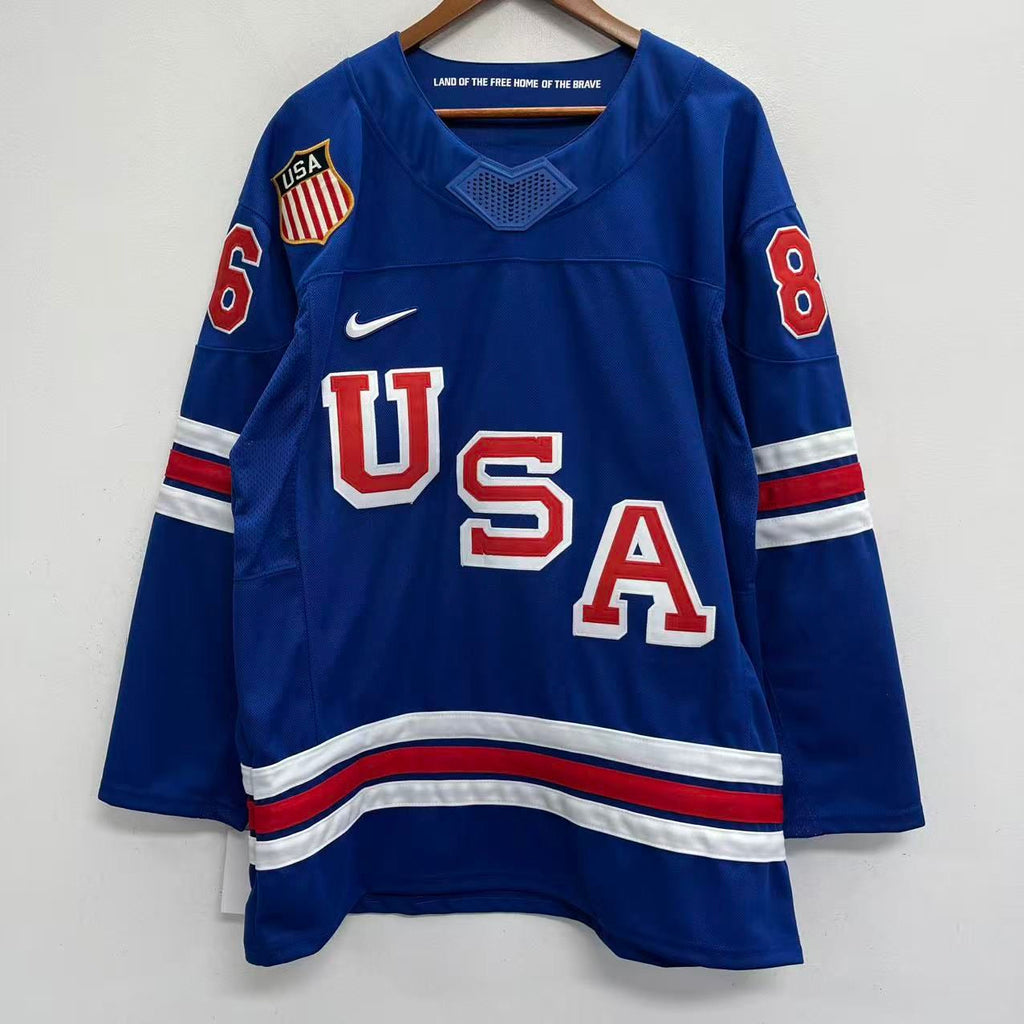 Jack Hughes 2026 Team USA Hockey Official Nike Jersey product image 2