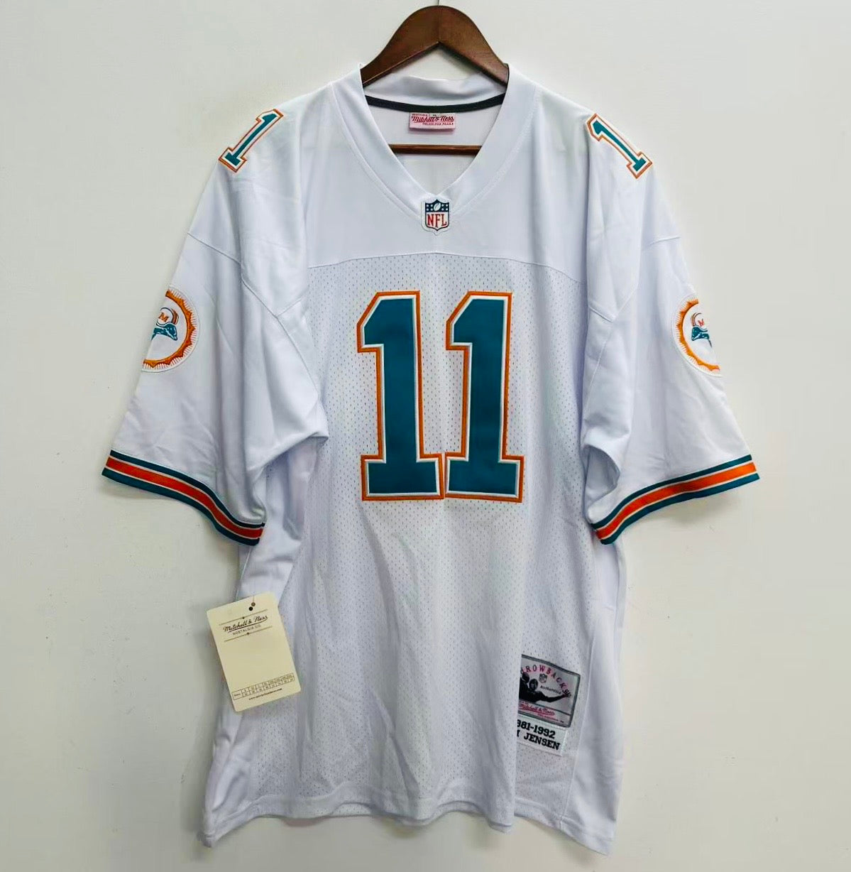 Jim Crash Jensen #11 Miami Dolphins NFL Mitchell & Ness product image 2