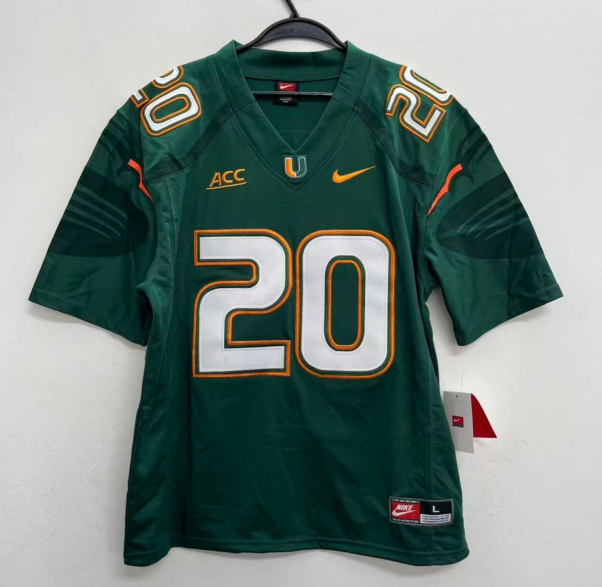 Ed Reed YOUTH KIDS Miami Hurricanes Official NCAA Adidas product image 3