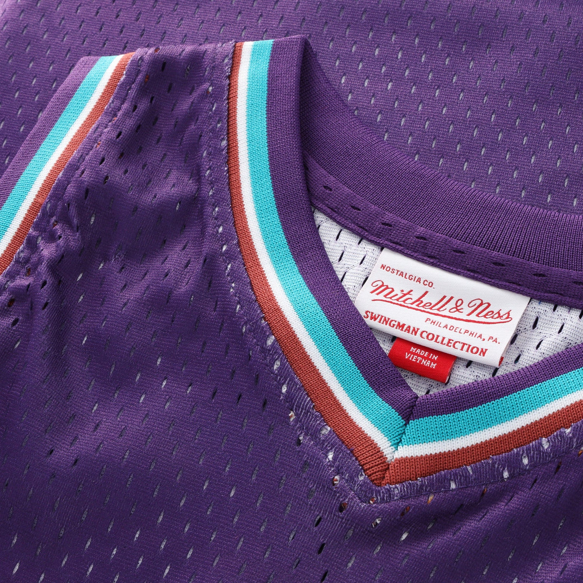 Utah Jazz Mitchell & Ness Road Swingman Jersey - Youth - Karl Malone product image 4, provided for visual reference and