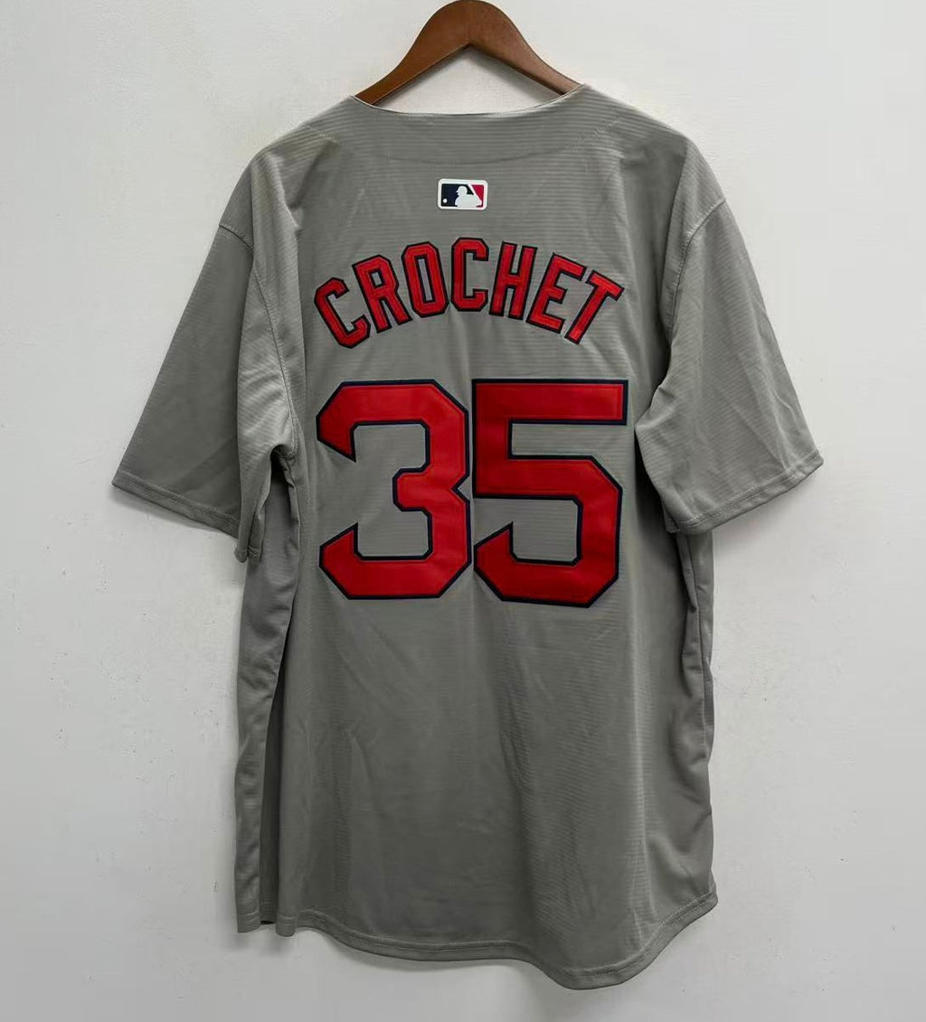 Garrett Crochet Boston Red Sox official MLB Nike Jersey gray product image 1