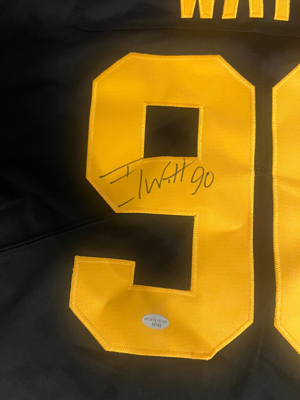T.J. Watt autographed Pittsburgh Steelers Color Rush jersey product image 2
