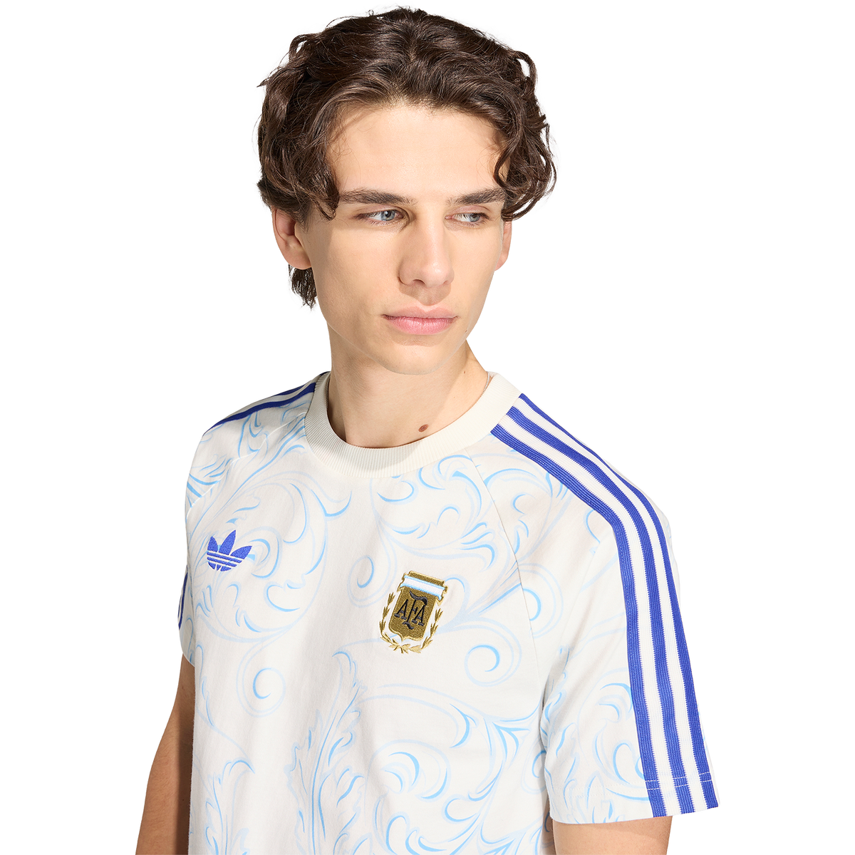 adidas Originals Men Argentina All Over Print T-Shirt product image 5, provided for visual reference and product detail