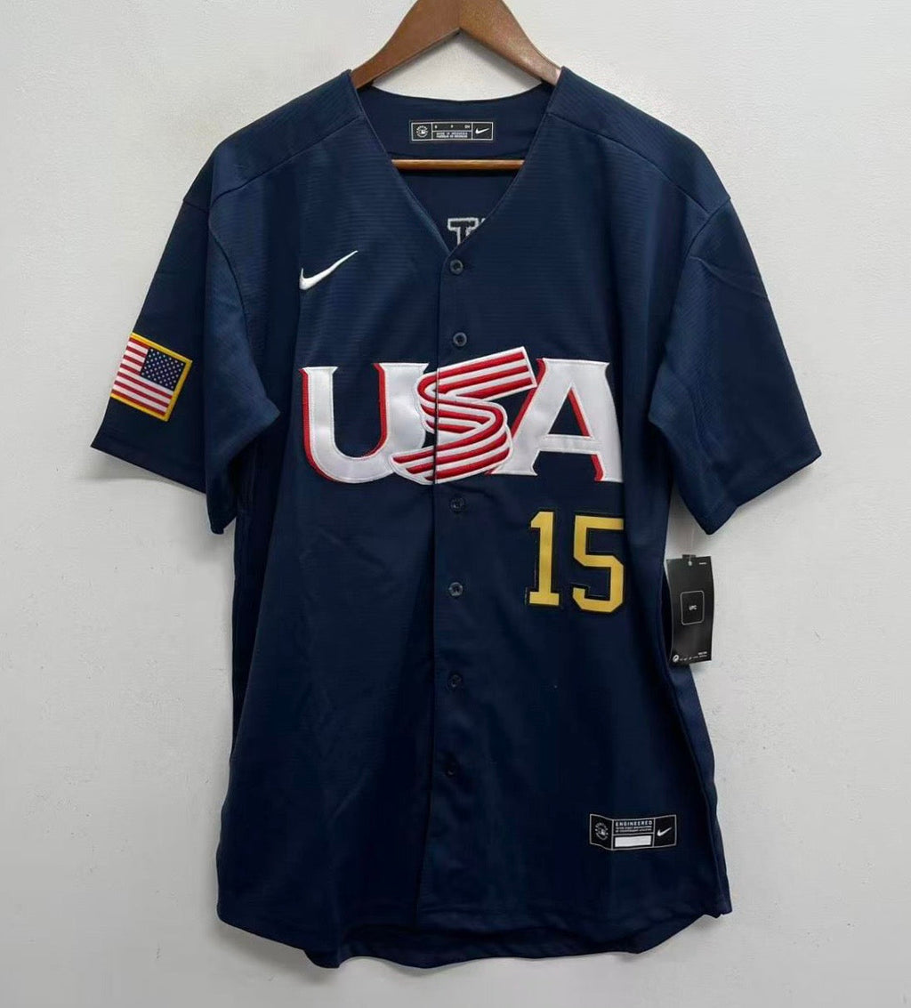 Bobby Witt Jr. YOUTH KIDS Official Team USA Nike Jersey blue product image 2