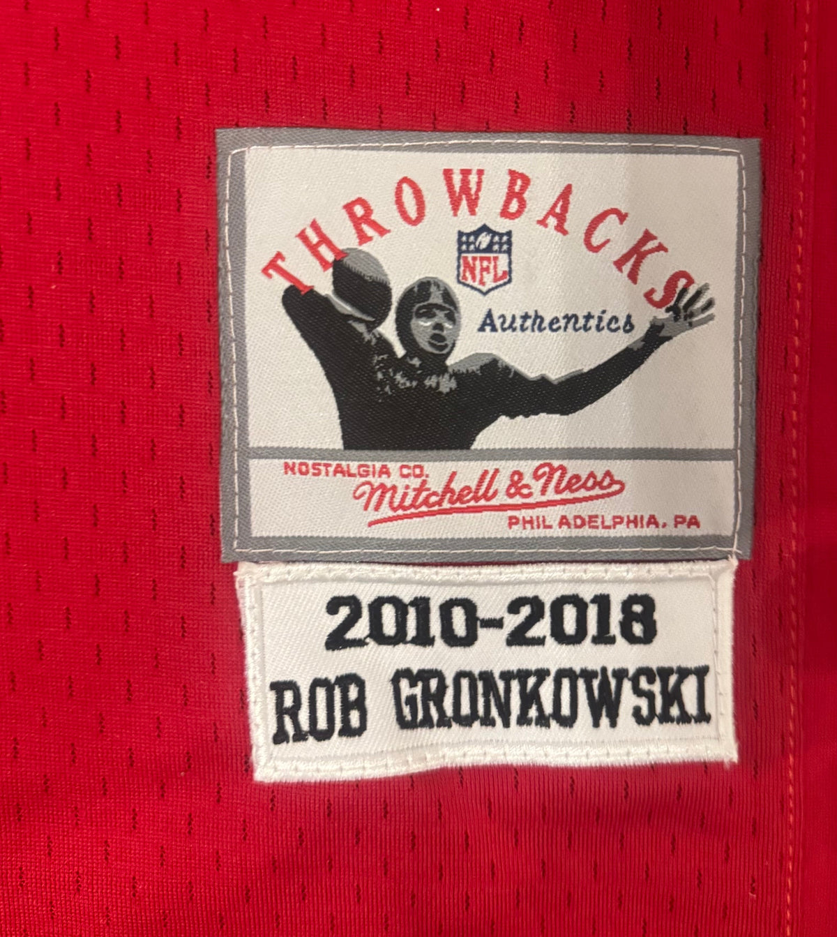 Rob Gronkowski autographed New England Patriots jersey with product image 4