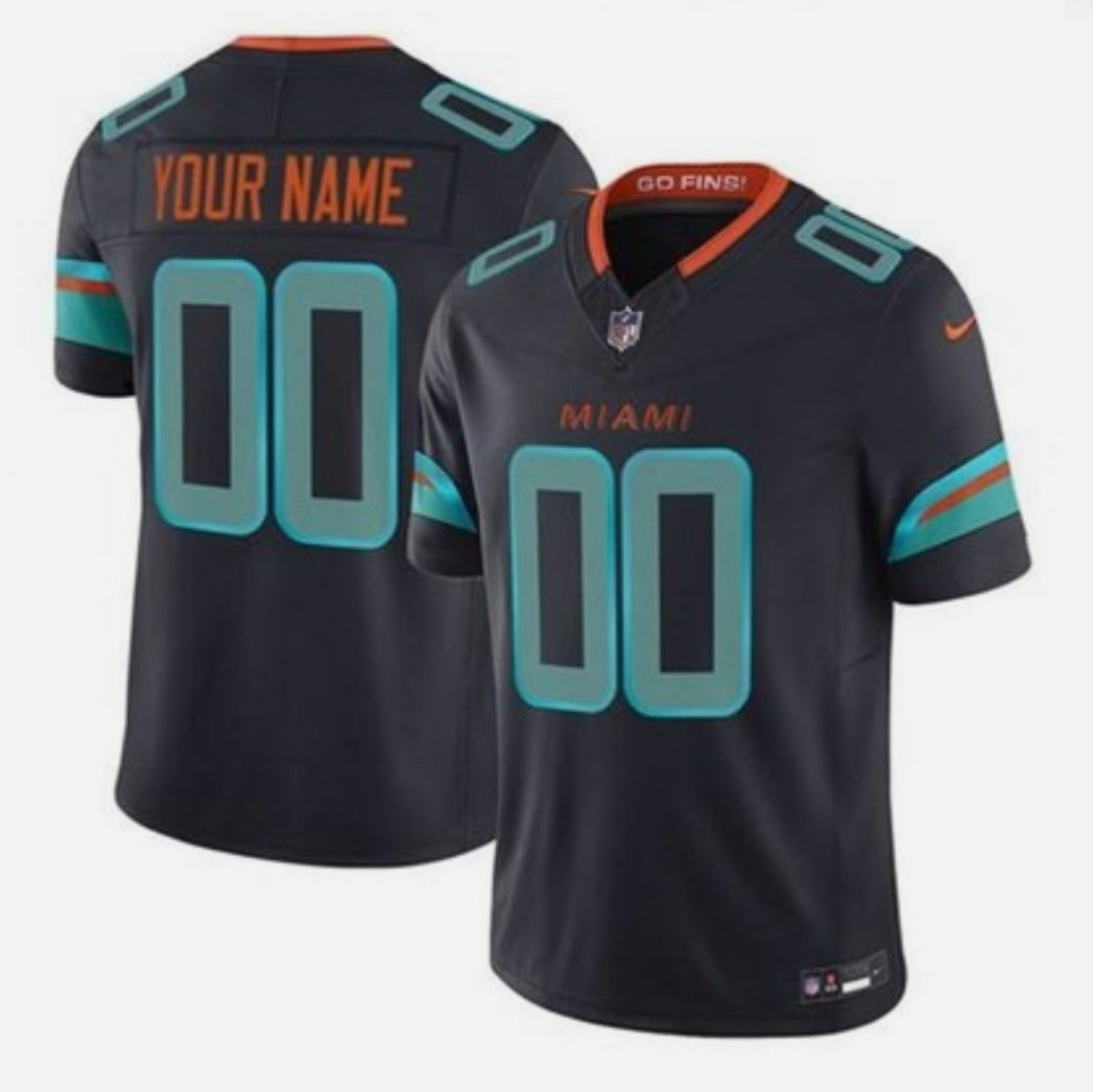 Miami Dolphins Any Name & Number customized YOUTH KIDS product image 1