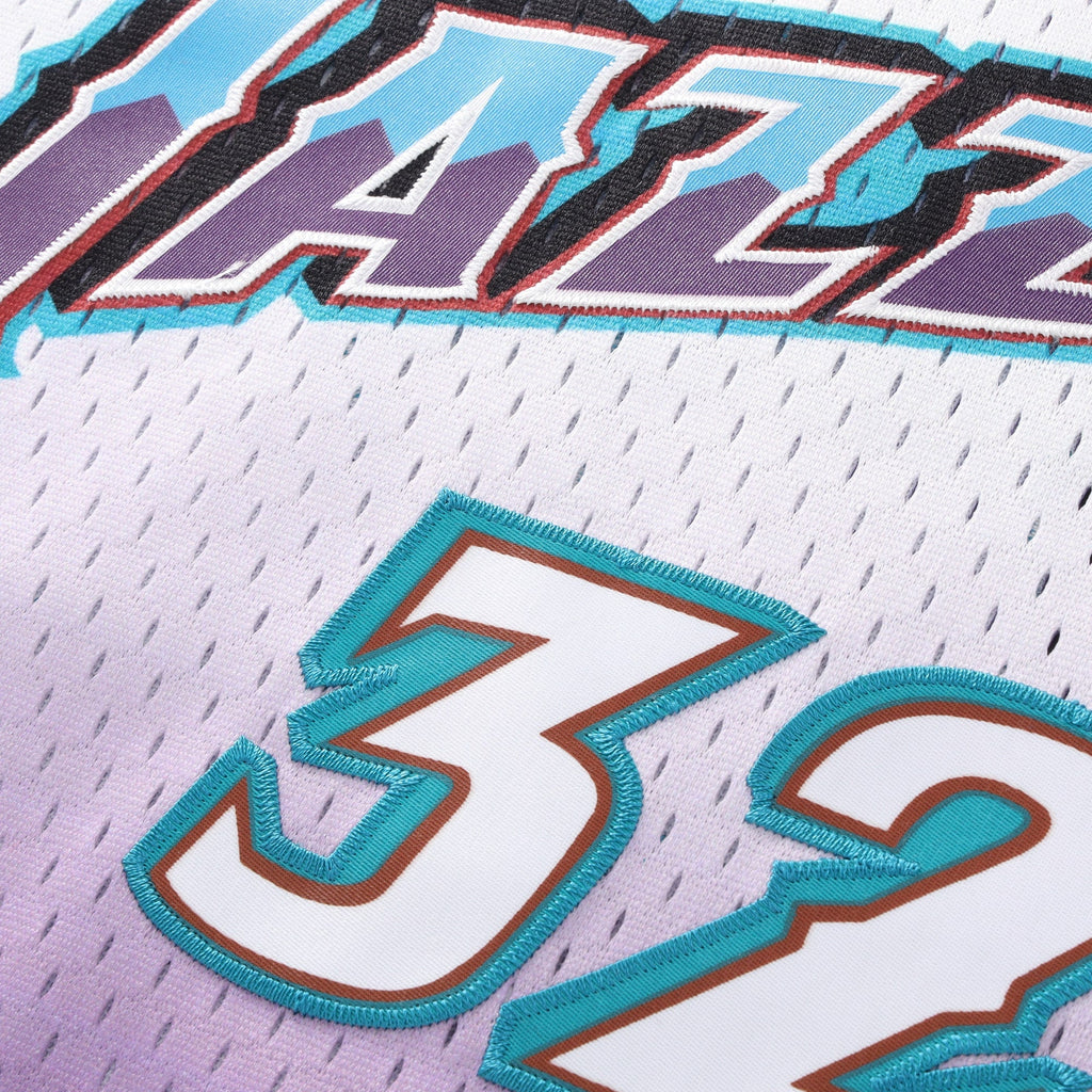 Utah Jazz Mitchell & Ness Road Swingman Jersey - Youth - Karl Malone product image 5, provided for visual reference and