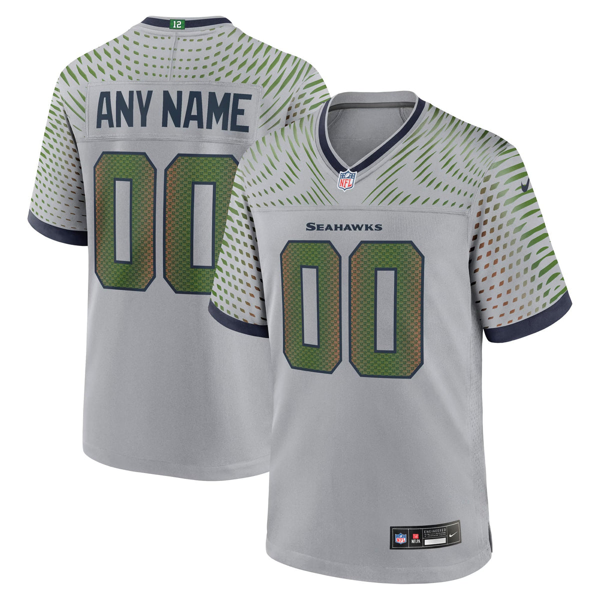 Any name & Number customized Seattle Seahawks official NFL product image 1