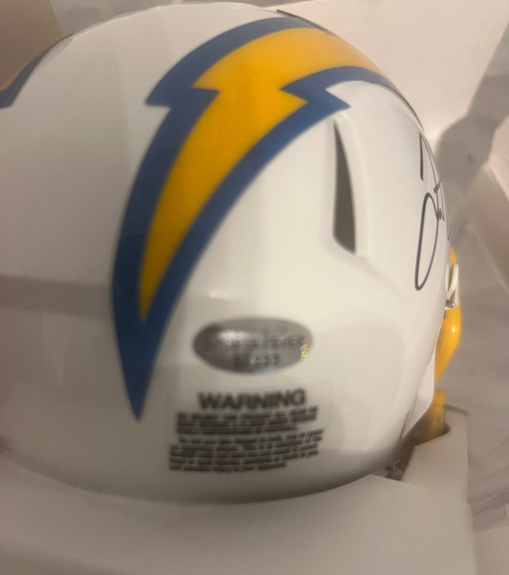 Justin Herbert Autographed Los Angeles Chargers Mini Helmet product image 3