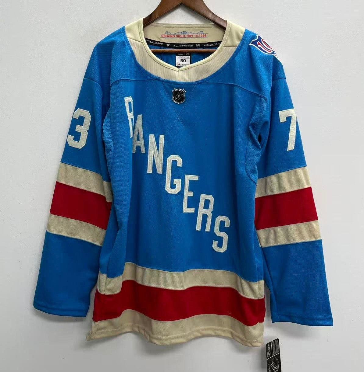 Mens New York Rangers #73 Matt Rempe Fanatics 100th product image 2