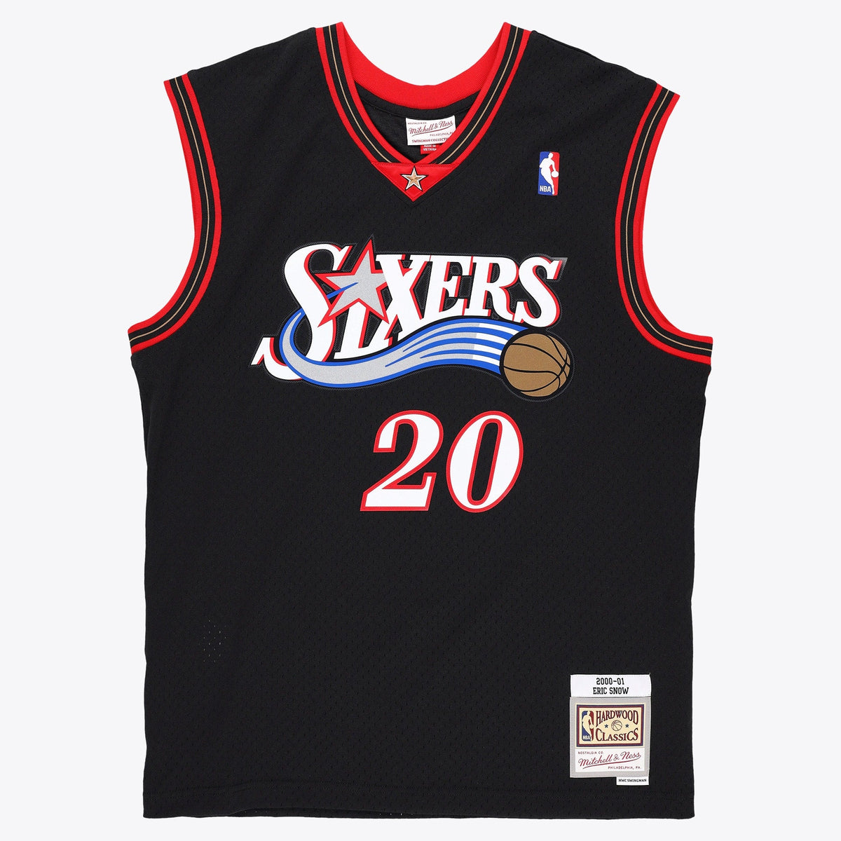 Philadelphia 76ers Mitchell & Ness Swingman Jersey - Mens product image 1, provided for visual reference and product detail