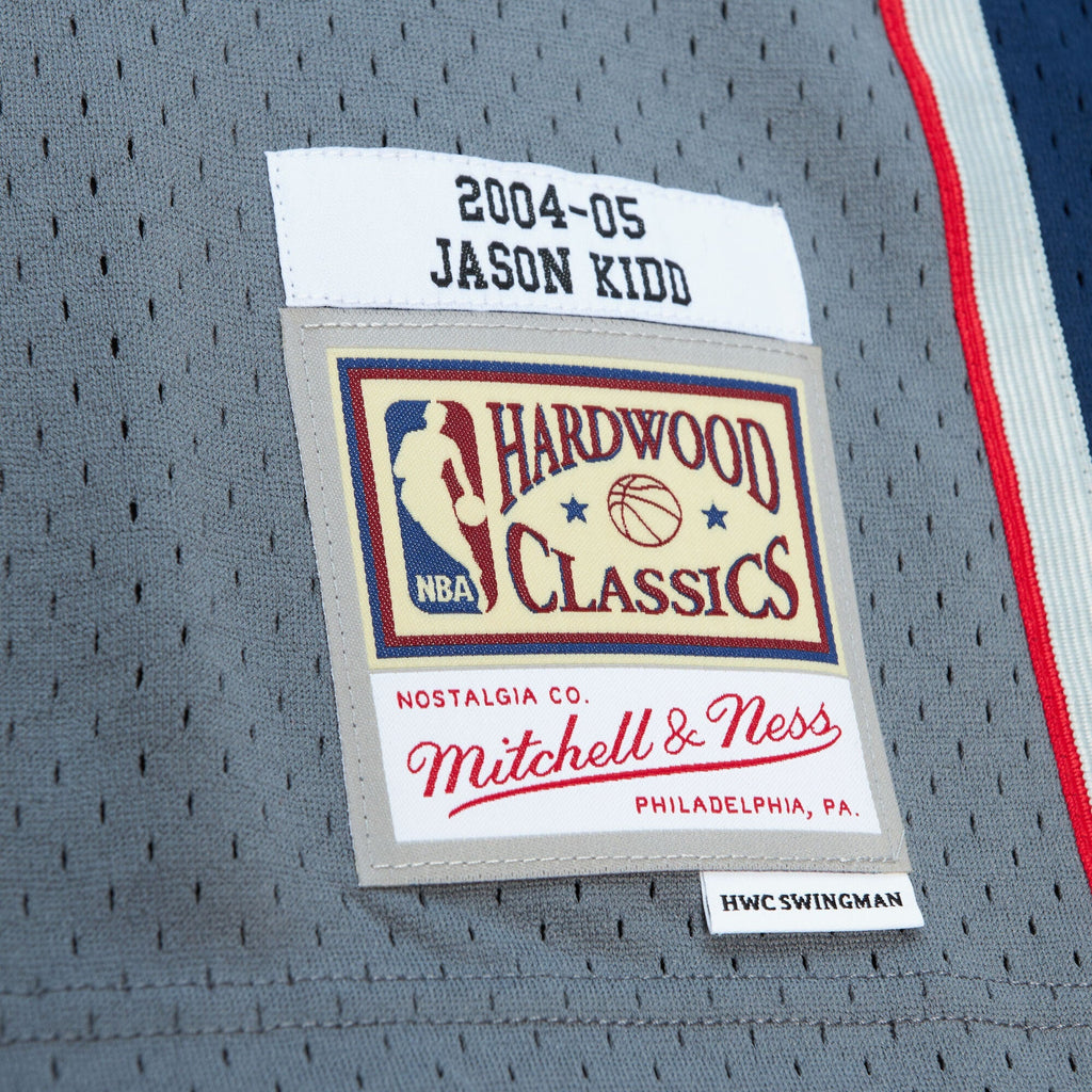 New Jersey Nets Mitchell & Ness Swingman Jersey Jason Kidd Alternate 2004 product image 5, provided for visual reference and