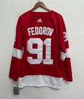 Sergei Fedorov Detroit Red Wings Official NHL Adidas Jersey product image 1